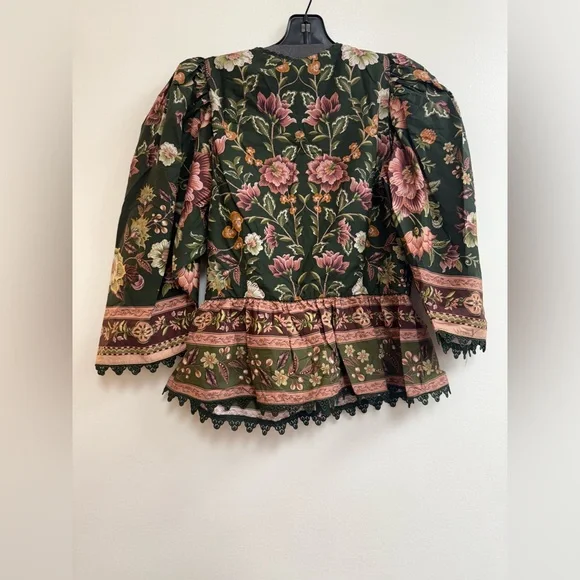 FARM Rio Flowering Garden Cotton Blouse - Picture 4 of 5